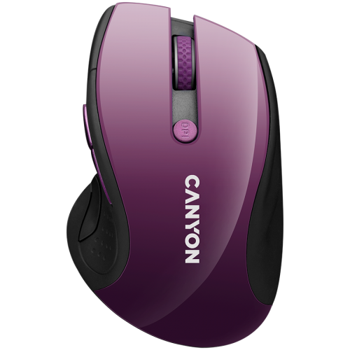 Мишка CANYON 2.4Ghz wireless mouse, optical tracking - blue LED, 6 buttons, DPI 1000/1200/1600