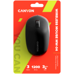 Безжична мишка CANYON MW-04 (CNS-CMSW04B), Bluetooth, 1200DPI,Black Безжична мишка CANYON MW-04 (CNS-CMSW04B), Bluetooth, 1200DPI,Black