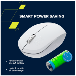 Безжична мишка CANYON MW-04 (CNS-CMSW04W), Bluetooth, 1200DPI, White Безжична мишка CANYON MW-04 (CNS-CMSW04W), Bluetooth, 1200DPI, White