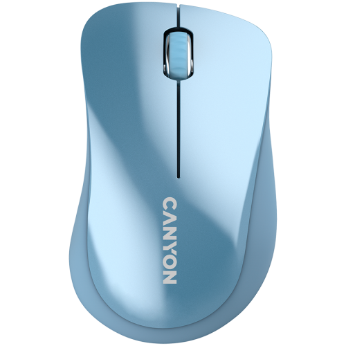 Мишка CANYON MW-11, 2.4 GHz Wireless mouse ,with 3 buttons, DPI 1200, Battery:AAA*2pcs ,Blue Мишка CANYON MW-11, 2.4 GHz Wireless mouse ,with 3 buttons, DPI 1200, Battery:AAA*2pcs ,Blue