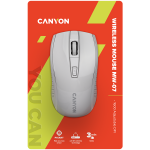Мишка CANYON MW-7, 2.4Ghz wireless mouse, 6 buttons, DPI 800/1200/1600, with 1 AA battery Мишка CANYON MW-7, 2.4Ghz wireless mouse, 6 buttons, DPI 800/1200/1600, with 1 AA battery