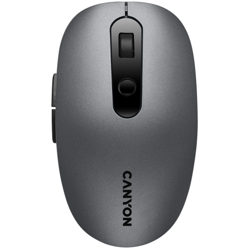 Мишка CANYON MW-9, 2 in 1 Wireless optical mouse with 6 buttons, DPI 800/1000/1200/1500, 2 mode(BT/ 2.4GHz), Battery AA*1pcs, Grey Мишка CANYON MW-9, 2 in 1 Wireless optical mouse with 6 buttons, DPI 800/1000/1200/1500, 2 mode(BT/ 2.4GHz), Battery AA*1pcs, Grey