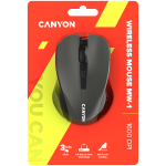 Безжична мишка CANYON mouse MW-1 Wireless Grey, CNE-CMSW1G Безжична мишка CANYON mouse MW-1 Wireless Grey, CNE-CMSW1G