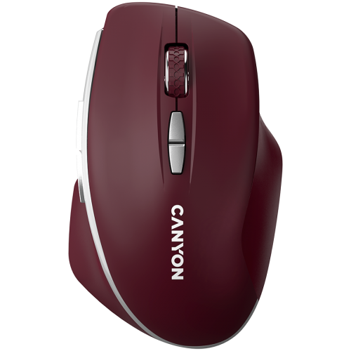Мишка CANYON mouse MW-21 BlueLED 7buttons Wireless Burgundy Red, CNS-CMSW21BR Мишка CANYON mouse MW-21 BlueLED 7buttons Wireless Burgundy Red, CNS-CMSW21BR