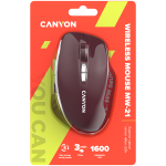Мишка CANYON mouse MW-21 BlueLED 7buttons Wireless Burgundy Red, CNS-CMSW21BR Мишка CANYON mouse MW-21 BlueLED 7buttons Wireless Burgundy Red, CNS-CMSW21BR