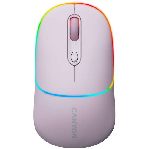 Мишка CANYON mouse MW-22 2in1 BT/ Wireless Pearl Rose
