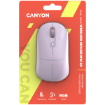 Мишка CANYON mouse MW-22 2in1 BT/ Wireless Pearl Rose