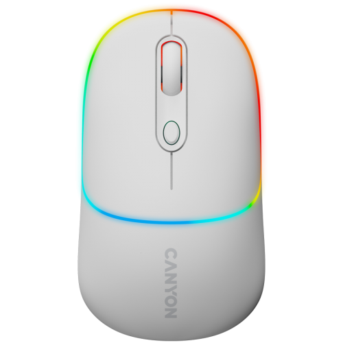 Мишка CANYON mouse MW-22 2in1 BT/ Wireless Snow White