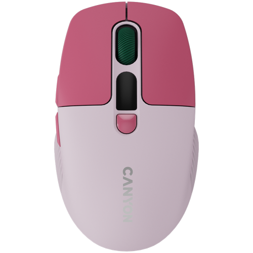 Мишка CANYON mouse MW-26 LCD Silent Dual Mode Wireless Pink Мишка CANYON mouse MW-26 LCD Silent Dual Mode Wireless Pink