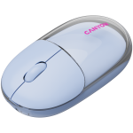 Безжична мишка CANYON mouse OnClick 24 BT/ Wireless Transparent/Blue Безжична мишка CANYON mouse OnClick 24 BT/ Wireless Transparent/Blue
