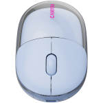 Безжична мишка CANYON mouse OnClick 24 BT/ Wireless Transparent/Blue Безжична мишка CANYON mouse OnClick 24 BT/ Wireless Transparent/Blue