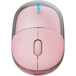 Безжична мишка CANYON mouse OnClick 24 BT/ Wireless Transparent/Pink