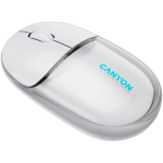 Безжична мишка CANYON mouse OnClick 24 BT/ Wireless Transparent/White