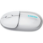 Безжична мишка CANYON mouse OnClick 24 BT/ Wireless Transparent/White