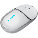 Безжична мишка CANYON mouse OnClick 24 BT/ Wireless Transparent/White