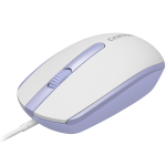 Мишка Canyon Wired optical mouse with 3 buttons, DPI 1000, with 1.5M USB cable,White lavender, CNE-CMS10WL Мишка Canyon Wired optical mouse with 3 buttons, DPI 1000, with 1.5M USB cable,White lavender, CNE-CMS10WL