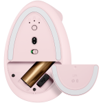 Мишка LOGITECH Lift Bluetooth Vertical Ergonomic Mouse - ROSE/DARK ROSE, 910-006478