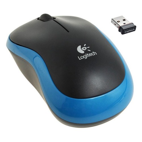 LOGITECH M185 Wireless Mouse - BLUE - EWR2 LOGITECH M185 Wireless Mouse - BLUE - EWR2