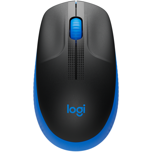 Мишка, Logitech M190 Full-size wireless mouse - BLUE - 2.4GHZ - N/A - EMEA - M190