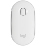 Мишка LOGITECH M350S Pebble 2 Bluetooth Mouse - TONAL WHITE - DONGLELESS, 910-007013