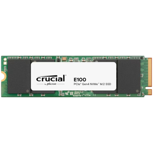 Crucial E100 1TB PCIe Gen4 2280 NVMe M.2 SSD (Tray)