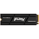 Твърд диск SSD KINGSTON FURY Renegade 2TB with Heatsink, M.2 2280, PCIe 4.0 NVMe, Read/Write 7300/7000MB/s, SFYRDK/2000G