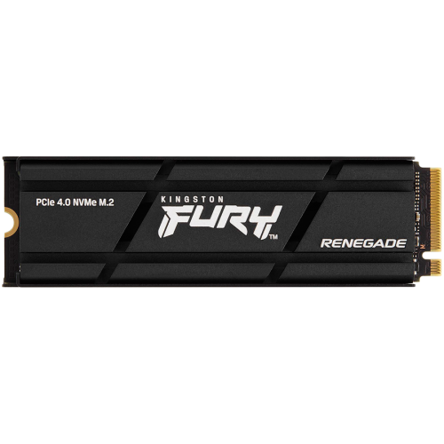 Твърд диск SSD KINGSTON FURY Renegade 2TB with Heatsink, M.2 2280, PCIe 4.0 NVMe, Read/Write 7300/7000MB/s, SFYRDK/2000G
