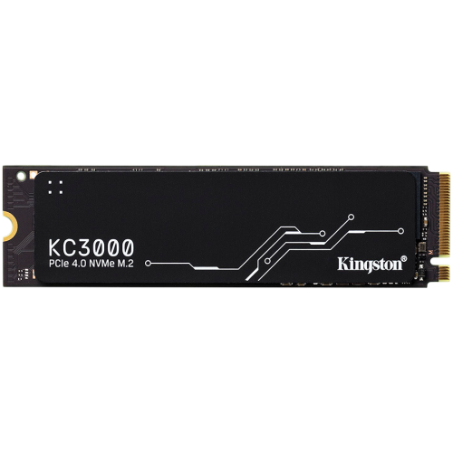 Твърд диск KINGSTON KC3000 512GB SSD, M.2 2280, PCIe 4.0 NVMe, Read/Write 7000/3900MB/s, SKC3000S/512G