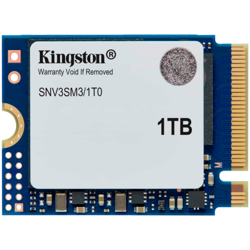 Твърд диск SSD Kingston 1TB NV3 M.2 2230 PCIe 4.0 NVMe, Read: 6,000/ Write: 4,000MB/s
