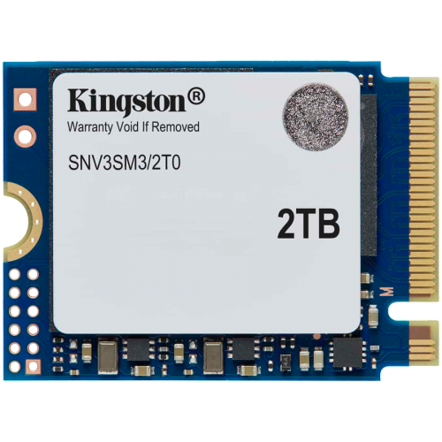 Твърд диск SSD Kingston 2TB NV3 M.2 2230 PCIe 4.0 NVMe, Read: 6,000/ Write: 5,000MB/s