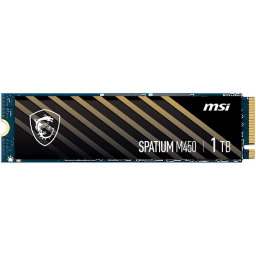 Твърд диск SSD MSI SPATIUM M450 PCIe 4.0 NVMe M.2 1TB