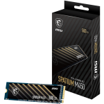 Твърд диск SSD MSI SPATIUM M450 PCIe 4.0 NVMe M.2 500GB Твърд диск SSD MSI SPATIUM M450 PCIe 4.0 NVMe M.2 500GB