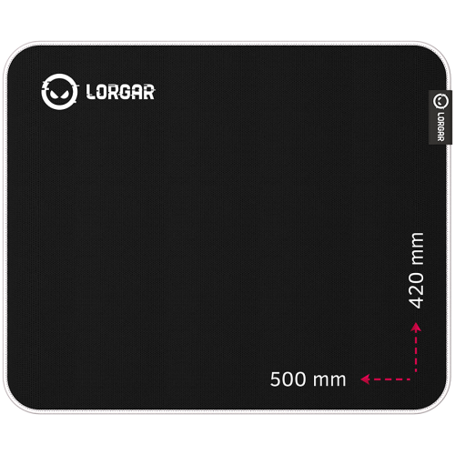 Lorgar Legacer 755, Gaming mouse pad, Ultra-gliding surface, Purple anti-slip rubber base, size: 500mm x 420mm x 3mm, weight 0.45kg Lorgar Legacer 755, Gaming mouse pad, Ultra-gliding surface, Purple anti-slip rubber base, size: 500mm x 420mm x 3mm, weight 0.45kg