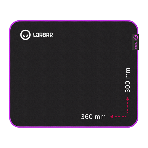 Подложка за мишка Lorgar Main 313, Gaming mouse pad, High-speed surface, Purple anti-slip rubber base, size: 360mm x 300mm x 3mm, weight 0.195kg Подложка за мишка Lorgar Main 313, Gaming mouse pad, High-speed surface, Purple anti-slip rubber base, size: 360mm x 300mm x 3mm, weight 0.195kg