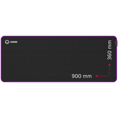 Подложка за мишка Lorgar Main 319, Gaming mouse pad, High-speed surface, Purple anti-slip rubber base, size: 900mm x 360mm x 3mm, weight 0.6kg Подложка за мишка Lorgar Main 319, Gaming mouse pad, High-speed surface, Purple anti-slip rubber base, size: 900mm x 360mm x 3mm, weight 0.6kg