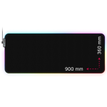 Подложка Lorgar Steller 919, Gaming mouse pad, High-speed surface, anti-slip rubber base, RGB backlight