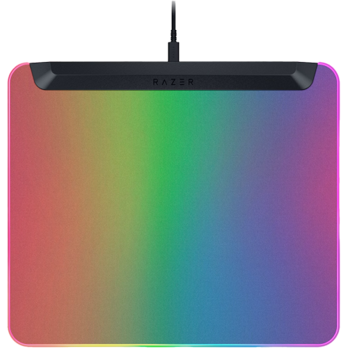 Razer Firefly V2 Pro, Fully Illuminated RGB Gaming Mouse Mat, Edge-to-Edge Backlit Design, 15-Zone Chroma Lighting, Integrated USB 2.0 Port