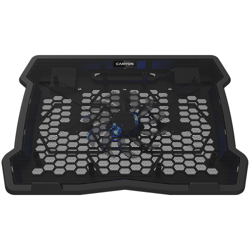 Охлаждаща поставка за мобилни компютри с размер на екрана до 15.6'' CANYON NS-02 2x2.0 USB hub, fan speed: 800-1000RPM Охлаждаща поставка за мобилни компютри с размер на екрана до 15.6'' CANYON NS-02 2x2.0 USB hub, fan speed: 800-1000RPM