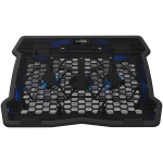 Охлаждаща подложка CANYON dual-fan with 2x2.0 USB hub, support up to 10”-15.6” laptop, DC 5V, fan speed: 800-1000RPM Охлаждаща подложка CANYON dual-fan with 2x2.0 USB hub, support up to 10”-15.6” laptop, DC 5V, fan speed: 800-1000RPM