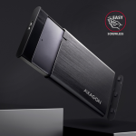 Кутия за диск AXAGON EE25-A6M USB3.0 - SATA 6G 2.5" External SCREWLESS ALU RAW box BLACK Кутия за диск AXAGON EE25-A6M USB3.0 - SATA 6G 2.5" External SCREWLESS ALU RAW box BLACK