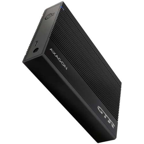 Кутия за диск AXAGON EE35-GTR USB-C 3.2 Gen 1 - SATA 6G, 3.5" External RIBBED box BLACK Кутия за диск AXAGON EE35-GTR USB-C 3.2 Gen 1 - SATA 6G, 3.5" External RIBBED box BLACK