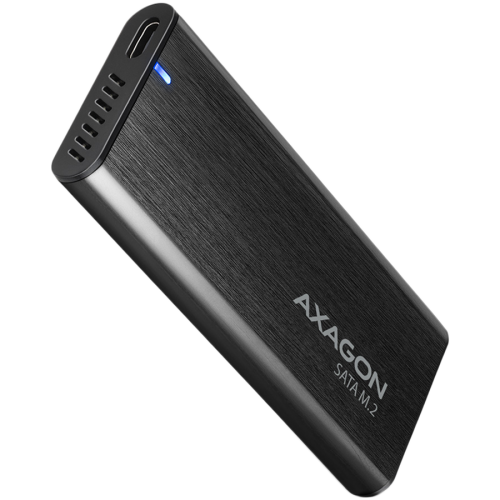 Кутия за диск AXAGON EEM2-SBC, M.2 SATA screwless RAW box, black, SuperSpeed USB-C 10 Gbps Кутия за диск AXAGON EEM2-SBC, M.2 SATA screwless RAW box, black, SuperSpeed USB-C 10 Gbps