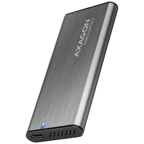 Кутия за диск AXAGON EEM2-SG2 USB-C 3.2 Gen 2 - M.2 NVMe / SATA SSD 30-80mm ALU box Кутия за диск AXAGON EEM2-SG2 USB-C 3.2 Gen 2 - M.2 NVMe / SATA SSD 30-80mm ALU box