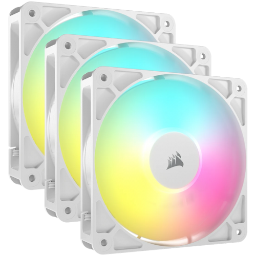 Комплект вентилатори CORSAIR RS120 ARGB White, 120mm ARGB Fan, Triple Pack Комплект вентилатори CORSAIR RS120 ARGB White, 120mm ARGB Fan, Triple Pack