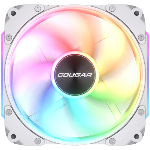 Вентилатор за кутия Cougar fan APOLAR 120 ARGB White, Fan Speed 600-2200 RPM±200RPM, Air Flow 75.38 CFM ± 10%, Air Pressure 2.59 mm H2O±10%, HDB Hydro Dynamic Bearing Вентилатор за кутия Cougar fan APOLAR 120 ARGB White, Fan Speed 600-2200 RPM±200RPM, Air Flow 75.38 CFM ± 10%, Air Pressure 2.59 mm H2O±10%, HDB Hydro Dynamic Bearing