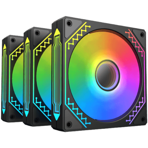 Комплект вентилатори Starz Pro (3PCS M20A Fans, ARGB MB SYBC Control Box & Remote Controller, Color Box) Комплект вентилатори Starz Pro (3PCS M20A Fans, ARGB MB SYBC Control Box & Remote Controller, Color Box)