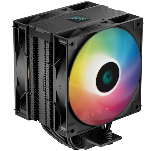 Охладител за процесор DeepCool CPU Cooler AG400 Black - Addressable RGB V2 - LGA1851/AM5 Охладител за процесор DeepCool CPU Cooler AG400 Black - Addressable RGB V2 - LGA1851/AM5