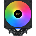 Охладител XIGMATEK AK6 Dual Digital (Black, ARGB & Digital LED Panel Top Cover, 2PCS ARGB PWM Fan, Intel Backplate, Mini ARGB LED Controller)