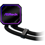 Водно охлаждане Asrock Pro 360 ARGB, AiO liquid cooler, 360 mm radiator, 90-APRA36-BAAGA6, Black Водно охлаждане Asrock Pro 360 ARGB, AiO liquid cooler, 360 mm radiator, 90-APRA36-BAAGA6, Black