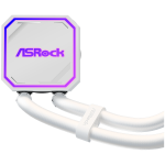 Водно охлаждане Asrock Pro White 360 ARGB, AiO liquid cooler, 360 mm radiator, 90-APRA36-WAAGA6, White Водно охлаждане Asrock Pro White 360 ARGB, AiO liquid cooler, 360 mm radiator, 90-APRA36-WAAGA6, White